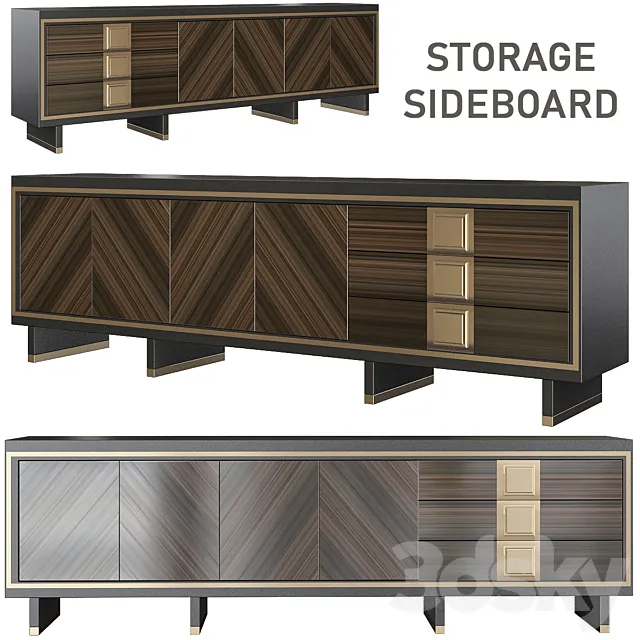 Storage Sideboard by Brendan Wong Design 3DModel