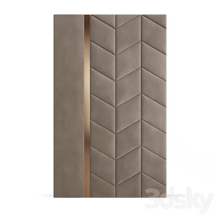 STORE 54 Chevron Wall Panels 3D Model