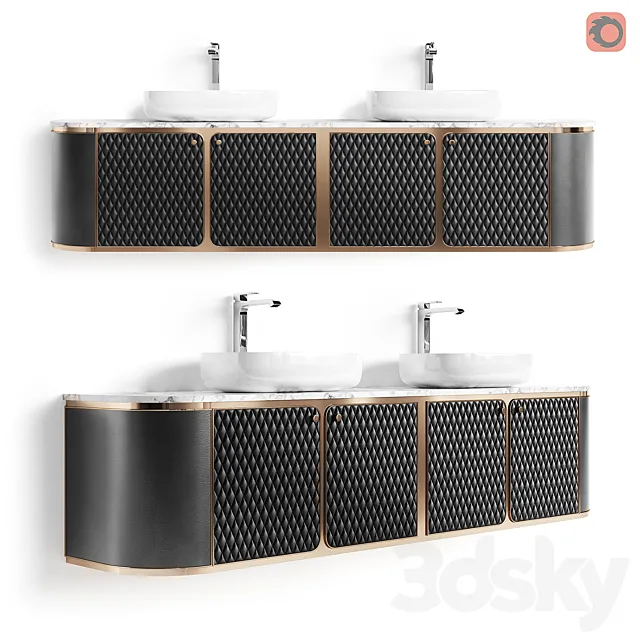 STORE 54 Hanging cabinet Warlock Double 3DModel