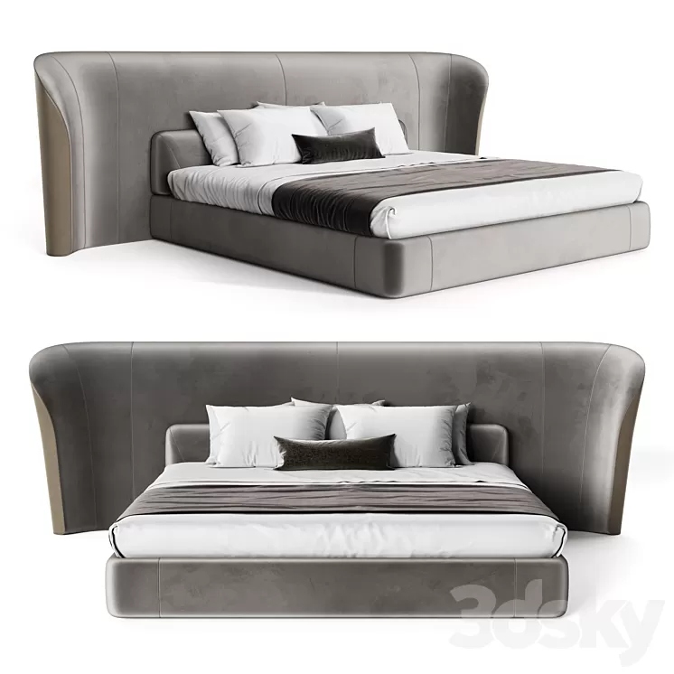 FIFTYFOURMS - Vida Deluxe bed 3D Model Free