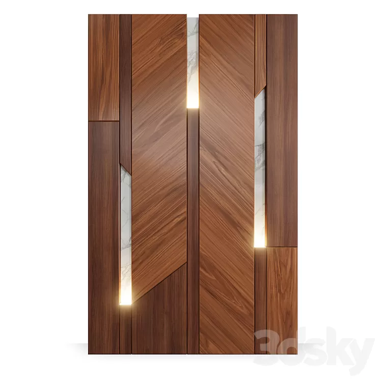 STORE 54 Wall panels Ciel 3D Model