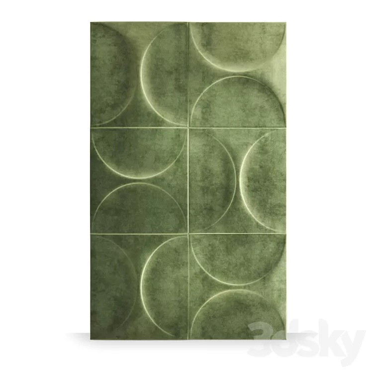 STORE 54 Wall panels Shuriken 3D Model Free