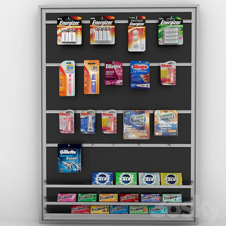 Store Product Set 01 3D Model