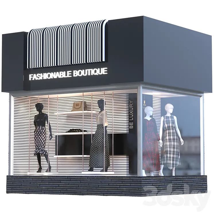 Store_04 3D Model Free