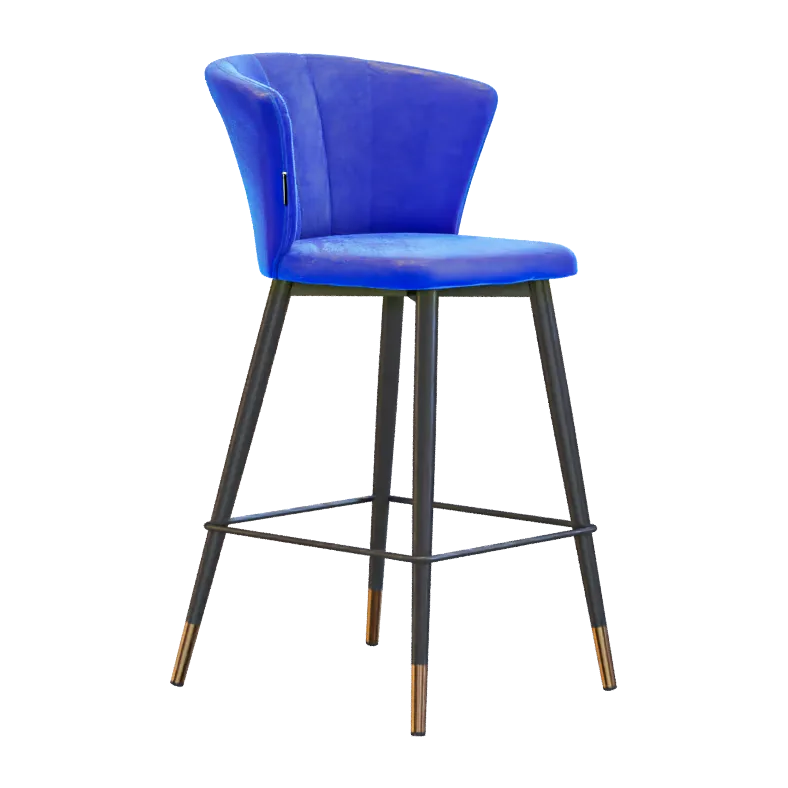 StoreForHome - Bar chair Marlon 3D Model