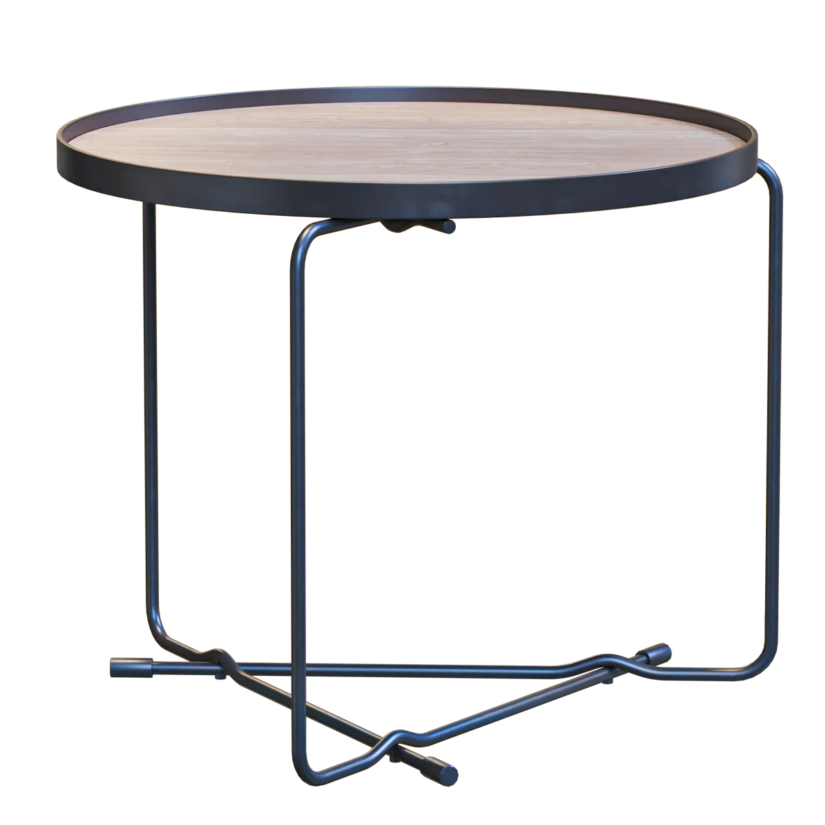 StoreForHome - Coffee table Wing Walnut 3D Model