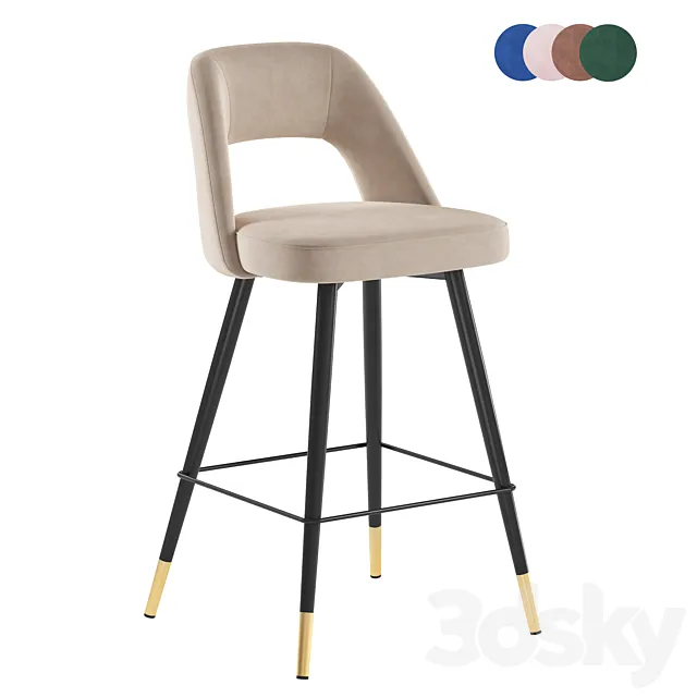 Storeforhome Hadson barstool 3D Model