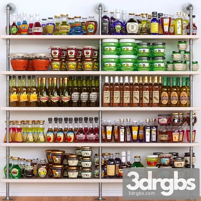 Storeshelf (31) 3D Model Free