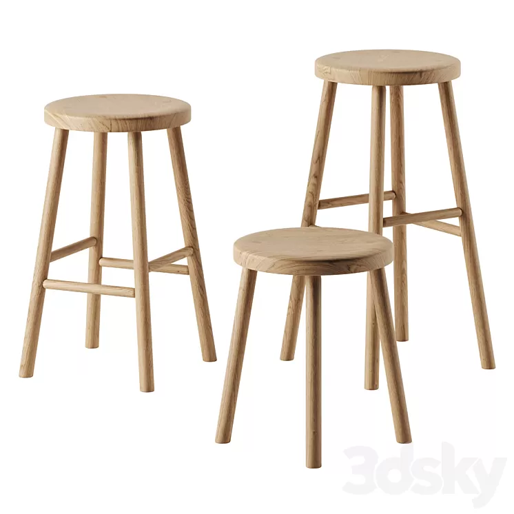 STORIA STOOL by Nikari 3D Model