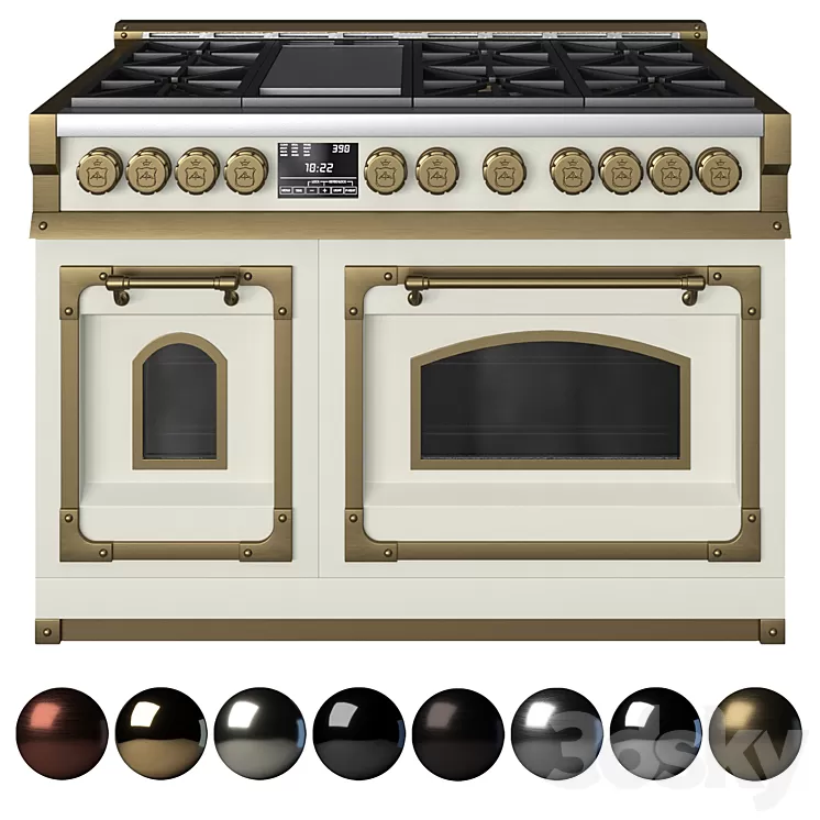 Stove FIORENTINA OGG486FC 3D Model Free Download