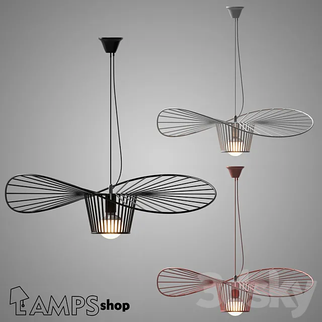 Straw hat chandelier Free Download