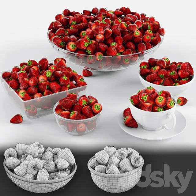 Strawberry 3D Model