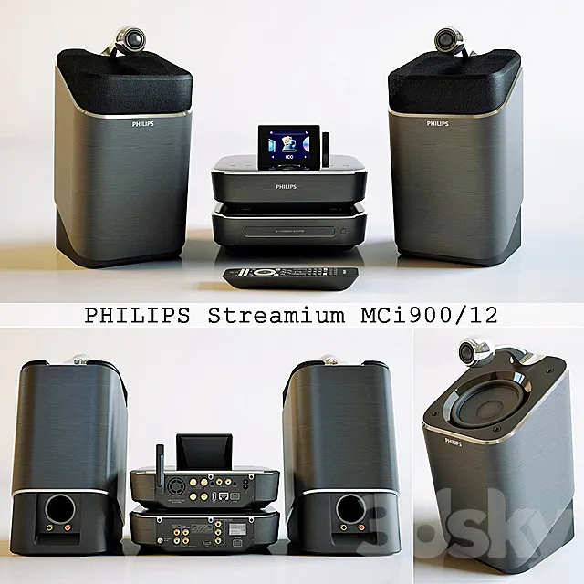 Streamium Philips MCI900 3D Model