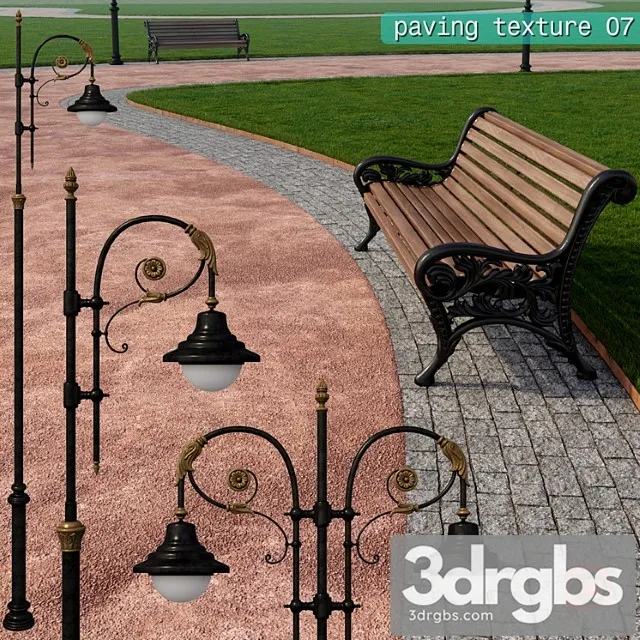 Street Furniture 07 3D Model Free