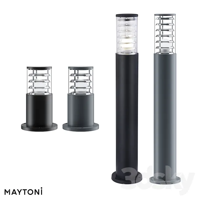 Street lamp (pole) O576FL-01B O576FL-01B1 O576FL-01GR O576FL-01GR1 3D Model