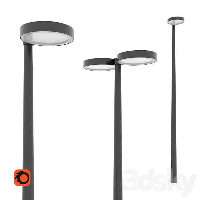 Street lamp - Street LED light 3DModel