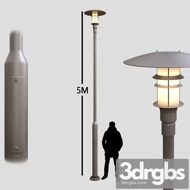Street Light 01 3D Model Free