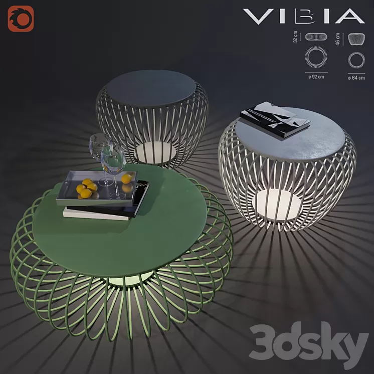Street light VIBIA MERIDIANO 4710/4715 3D Model
