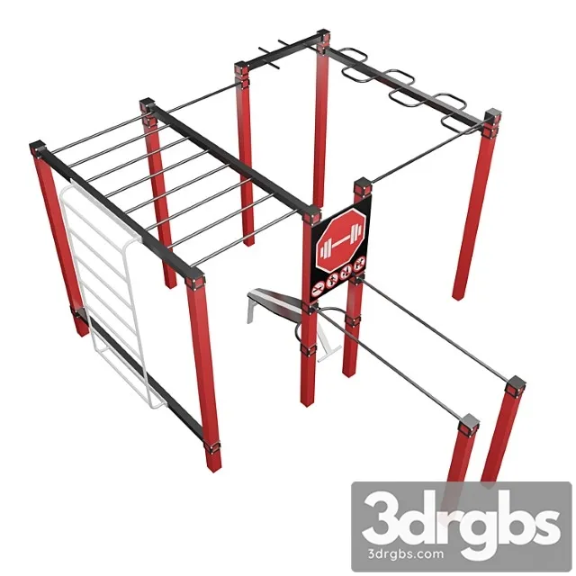 Street sport. sports complex s-20.1 3D Model Free