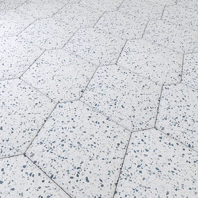 Street tile rhombus 3D Model