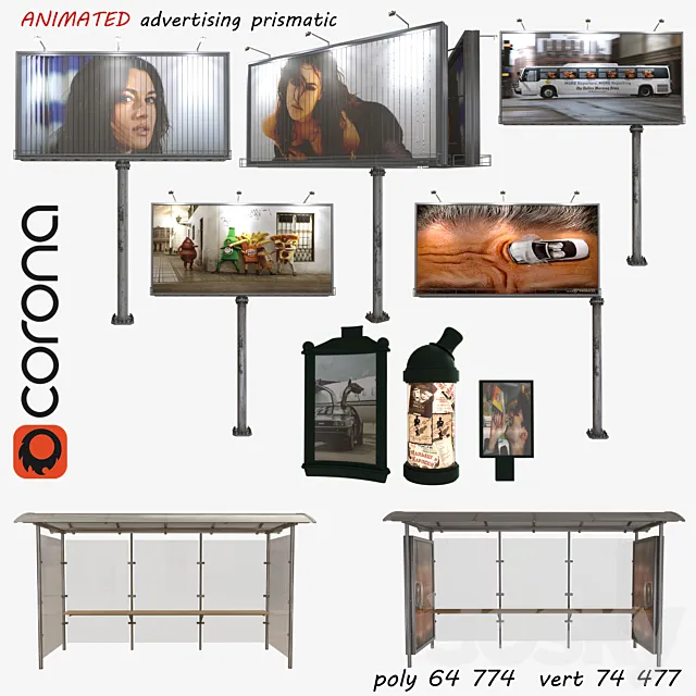 Street_advertising 3D Model