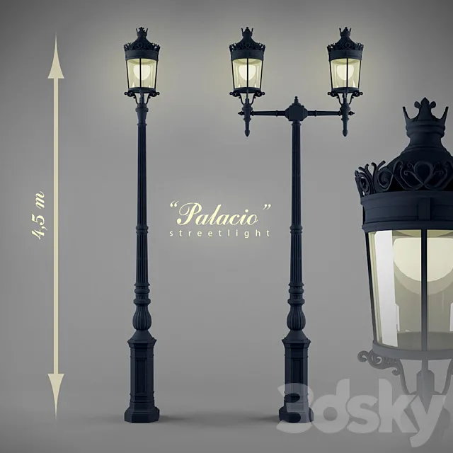 Streetlight "Palacio" 3DModel