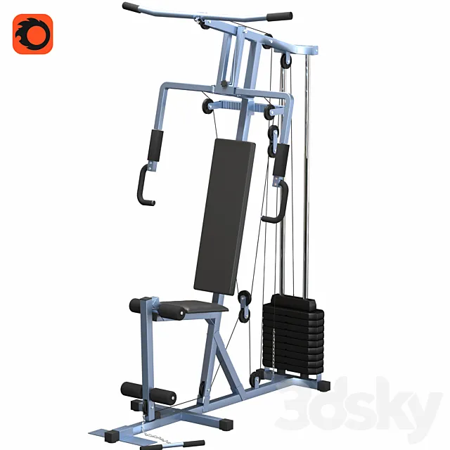 Strength trainer 3D Model