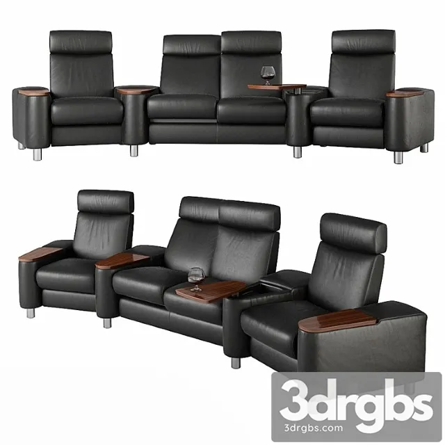 Stressless arion high back home cinema 3D Model Free