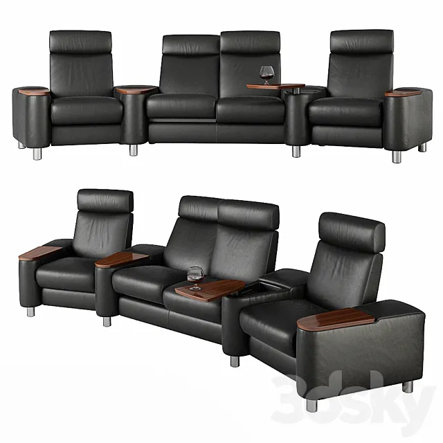 Stressless Arion High Back Home Cinema 3DModel