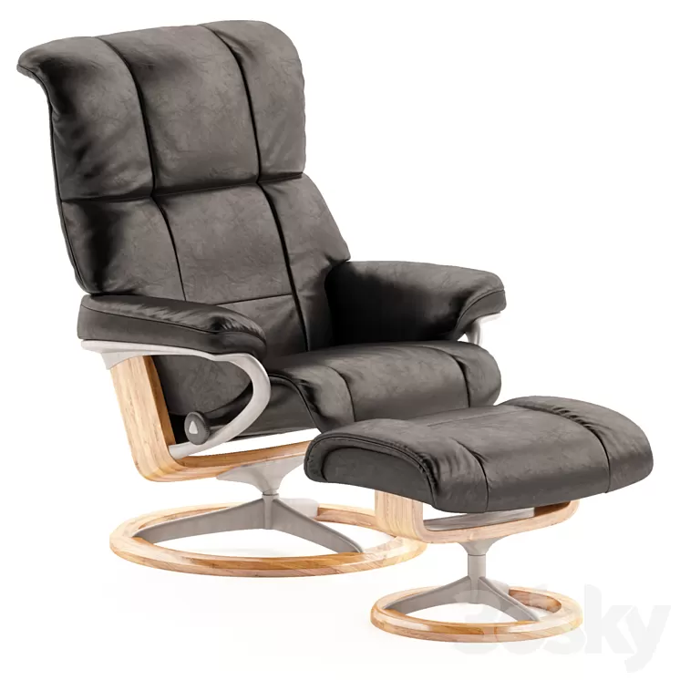 Stressless Mayfair Recliner 3D Model
