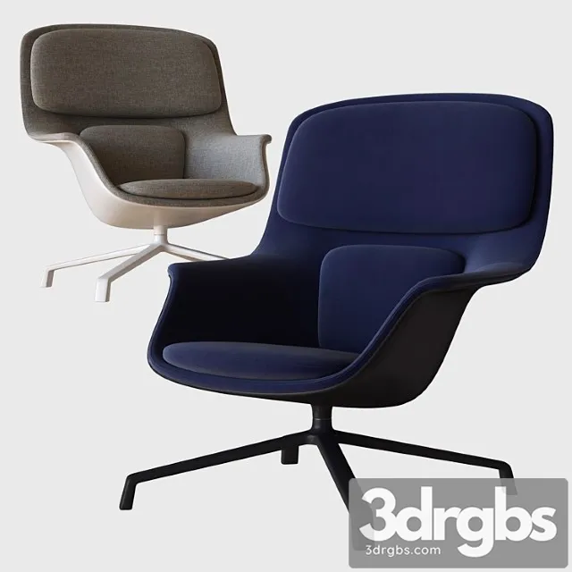 Striad swivel armchair herman miller 3D Model Free