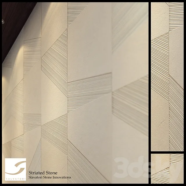 Striated Stone _ Marble - Salvatori 3D Model