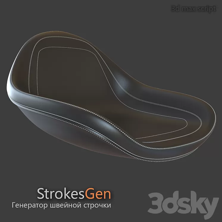 Strokes Gen – script for 3d max 3D Model Free Download