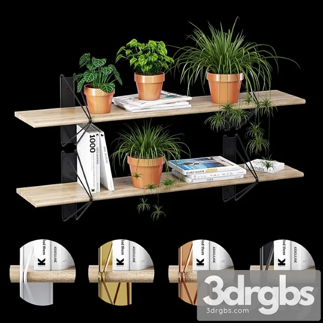 Strut shelving 3D Model Free