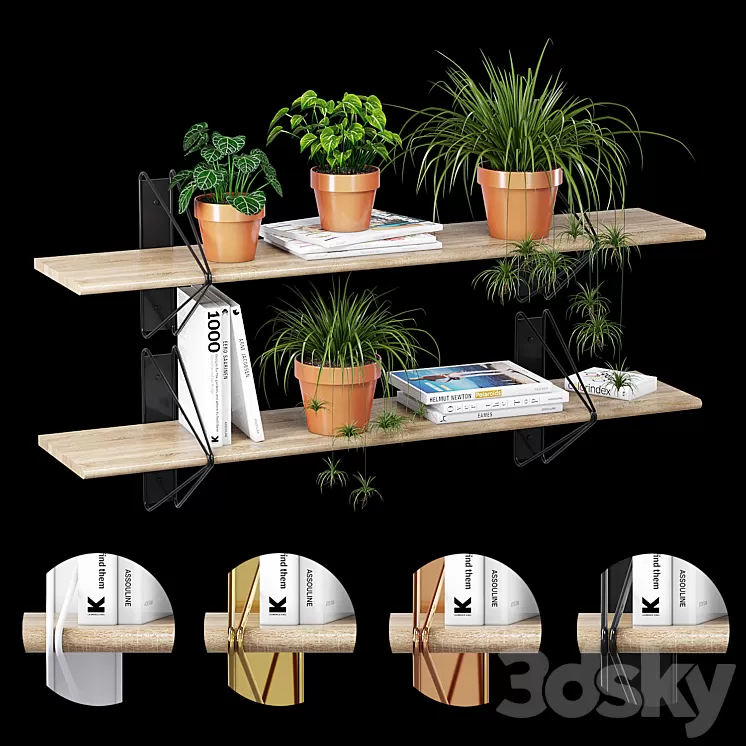 Strut shelving