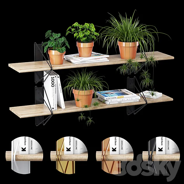 Strut shelving 3DModel