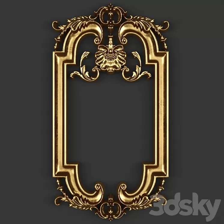 Stucco carving. 3D Model