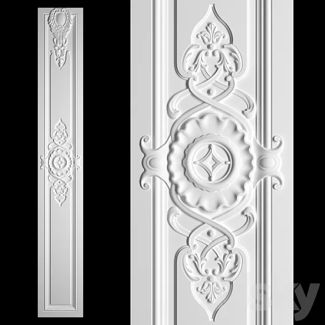 Stucco decor 3D Model