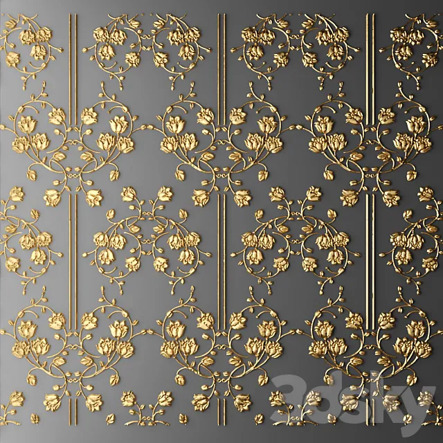 Stucco decor. 3D Model