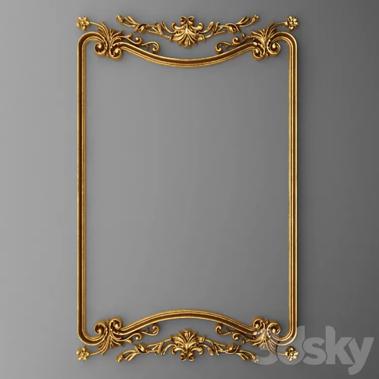 Stucco Frame. 3D Model