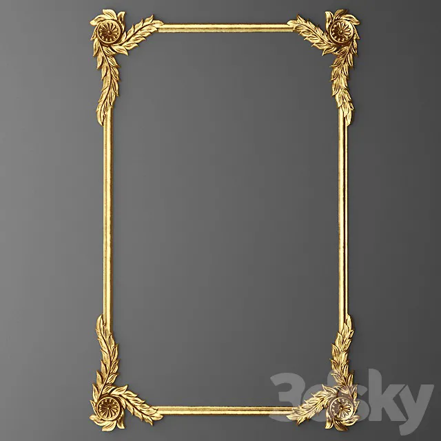 Stucco Frame. 3D Model