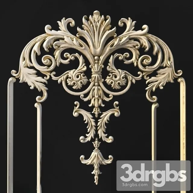 Stucco Molding 223 3D Model Free