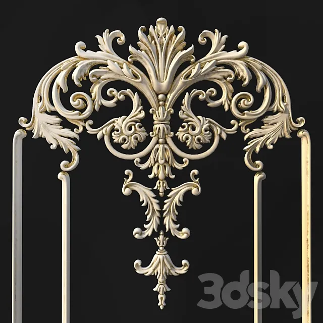 Stucco molding 223 3DModel