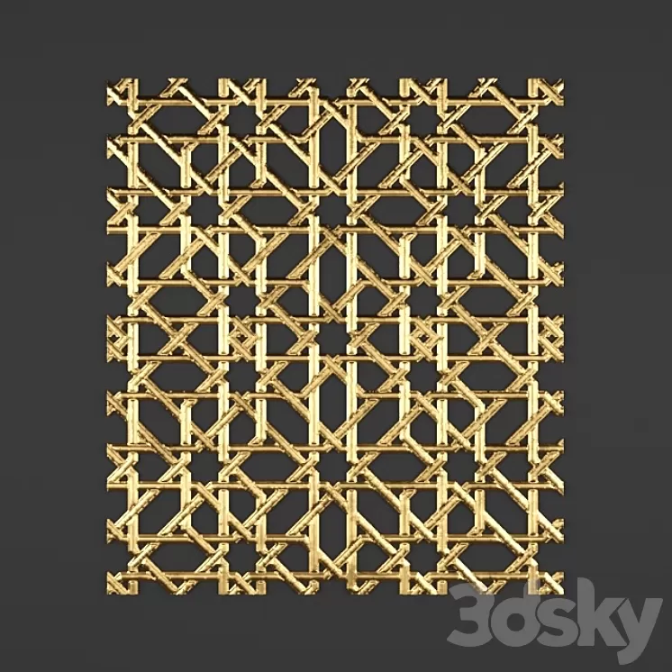 Stucco pattern. 3D Model