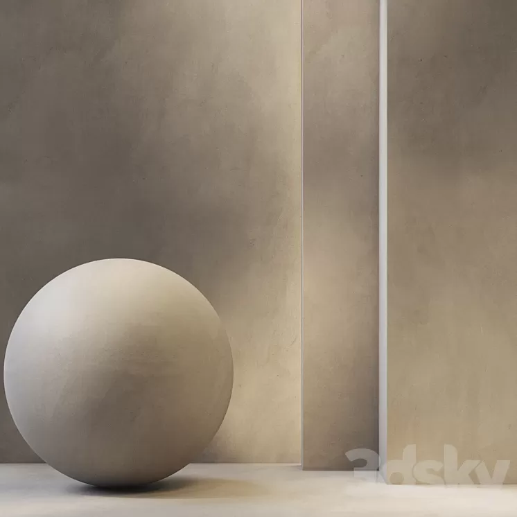 Stucco Textured / PBR / Seamless / 4k / set01