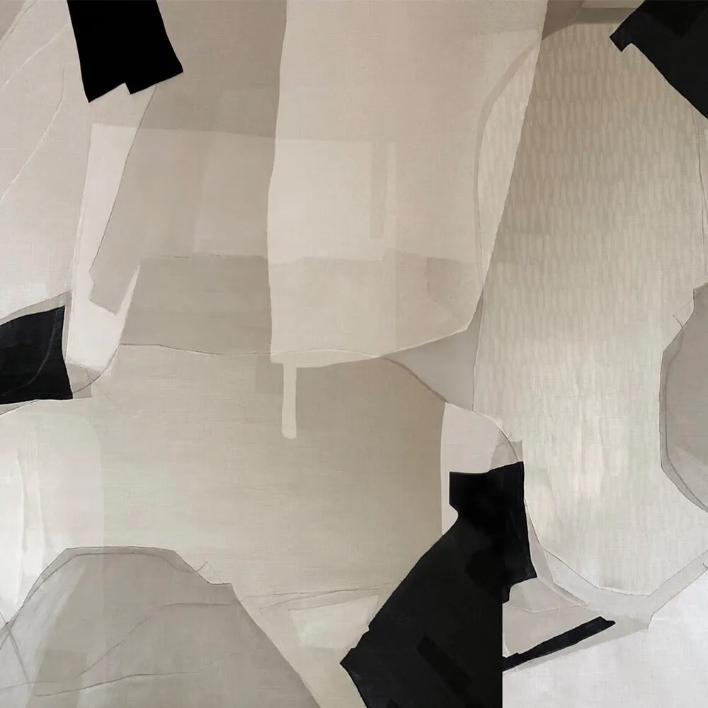 Studijo Wallart - Wallpaper Beige black abstraction 3D Model