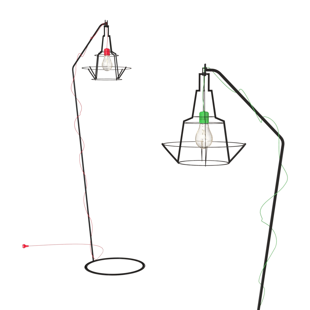 Studio beam - Floor lamp Billy Bob 3D Model