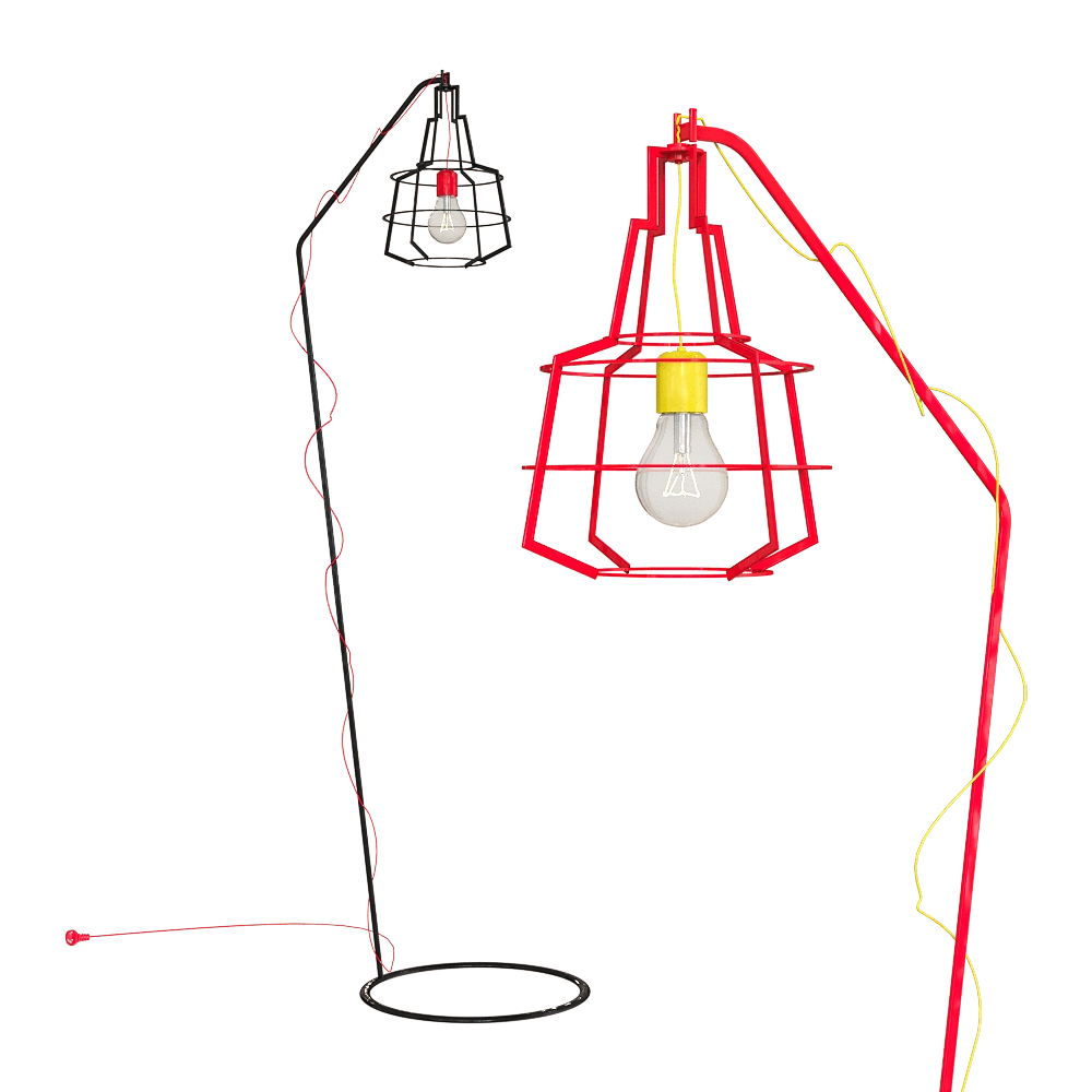 Studio beam - Floor lamp Rufus 3D Model