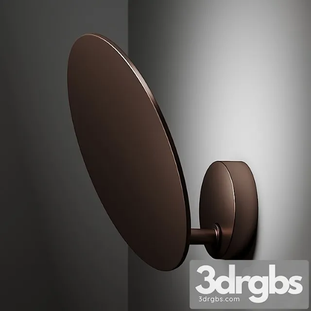 Studio design puzzle round wall sconce 3D Model Free
