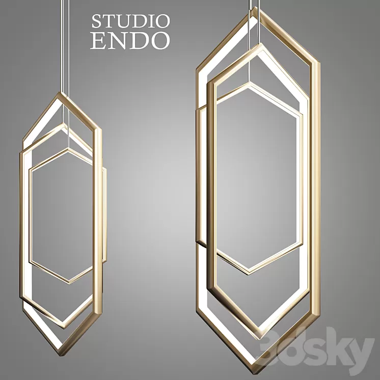 Studio endo chandelier 3D Model